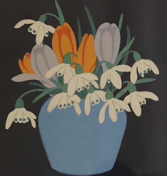 John Hall Thorpe (1874-1947), two woodcuts, Primroses and Snowdrops, signed in pencil, 18 x 16cm